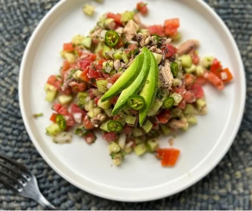 Ceviche de sardina de 194 Kcal