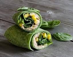 Wrap de atún y verduras