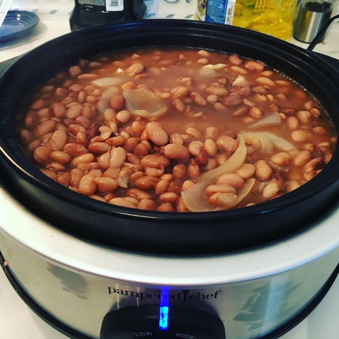 Frijoles de la olla de 134 Kcal