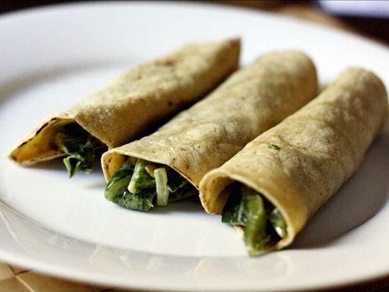 Burrito de rajas con pollo por Avena Salud - Receta fácil en la app para  nutriólogos Avena