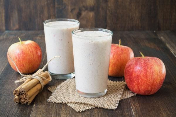 Smoothie de frutas con amaranto natural