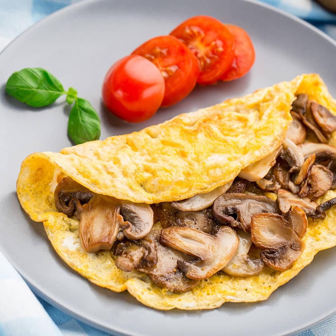 Omelette con lentejas de 280.52 Kcal