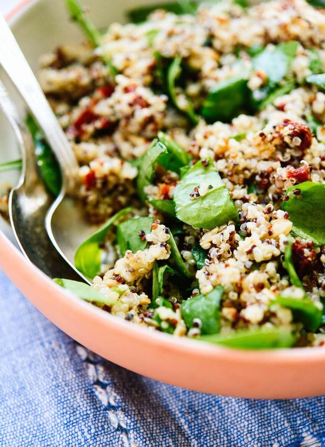 Ensalada de quinoa de 262 Kcal