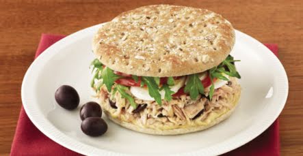 Sándwich bajo en calorías de 228 Kcal