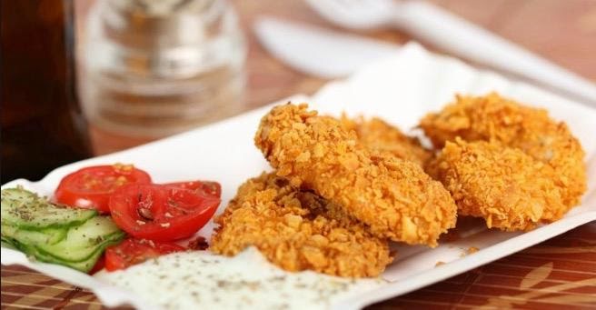 Milanesa de res con guacamole