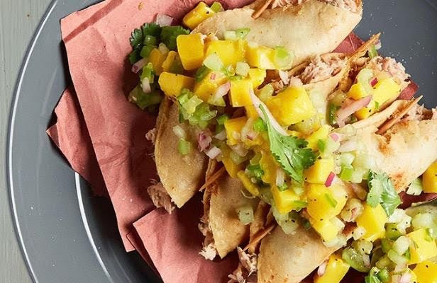 Pescadillas al horno con mango