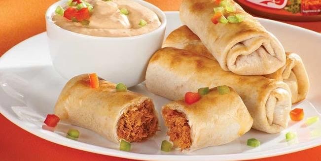 Rollitos picosos de atún de 268.2 Kcal