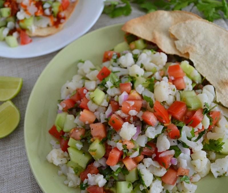 Ceviche de coliflor y lenteja por Avena Salud - Receta fácil en la app para  nutriólogos Avena