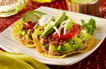 Tostadas norteñas con queso