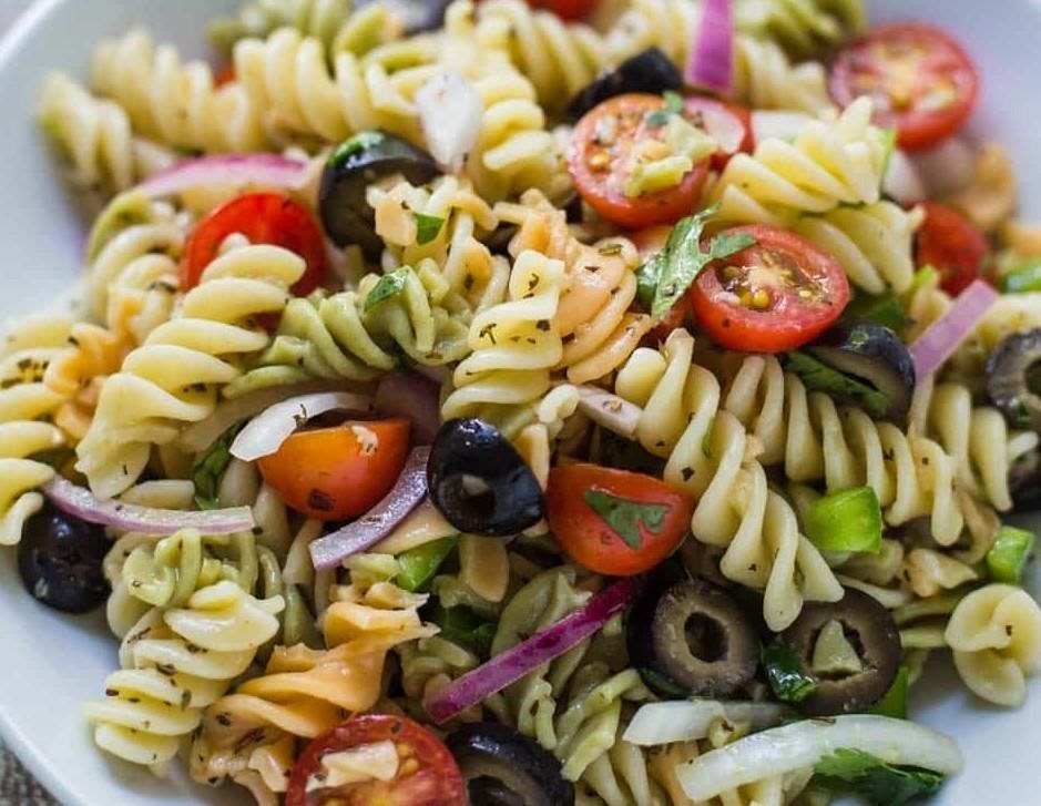 Pasta primavera de 120 Kcal Receta fácil en la app Avena