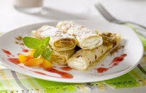 Crepas de requesón