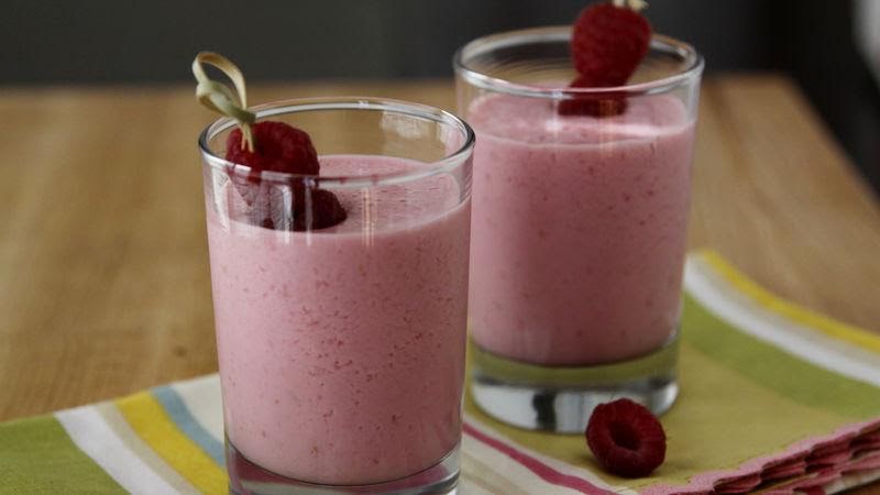 Smoothie de cereza y fresa