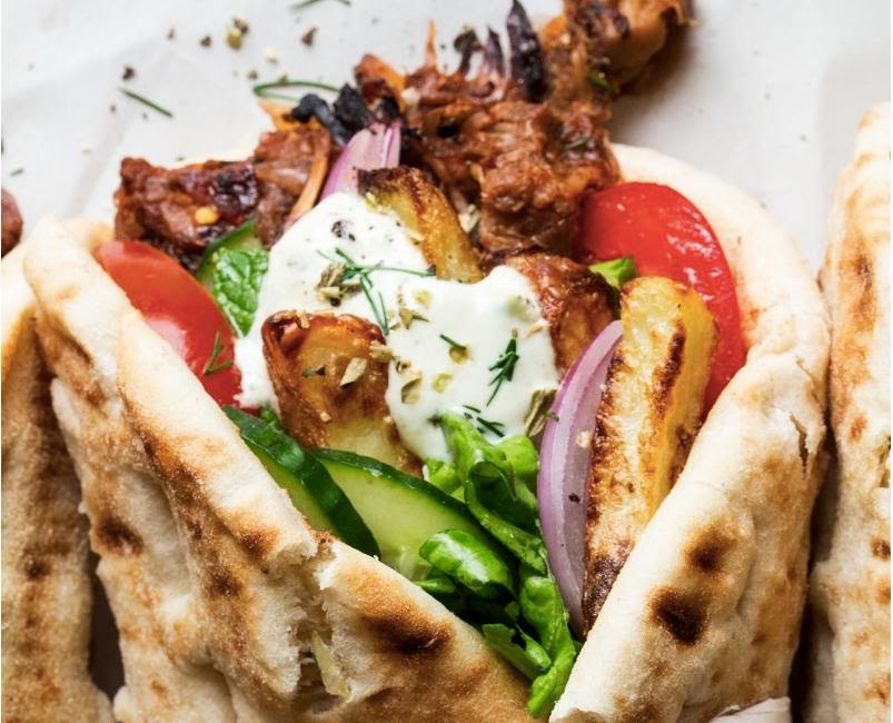 Shawarma de mozarella de 268 Kcal