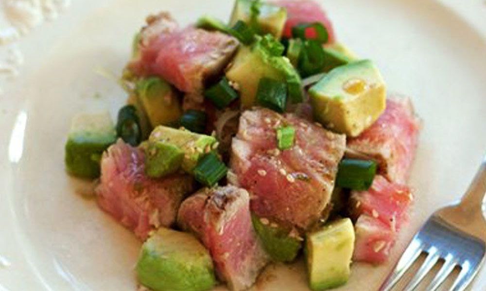 Ensalada de atún fresco de  Kcal - Receta fácil en la app Avena