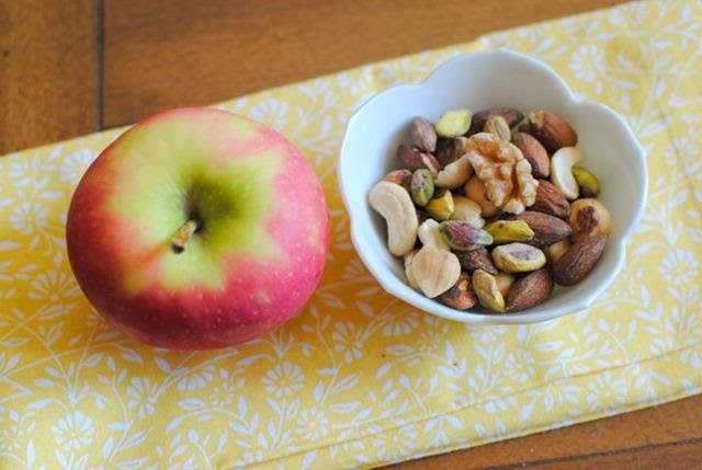 Snack de manzana y nuez de 169 Kcal