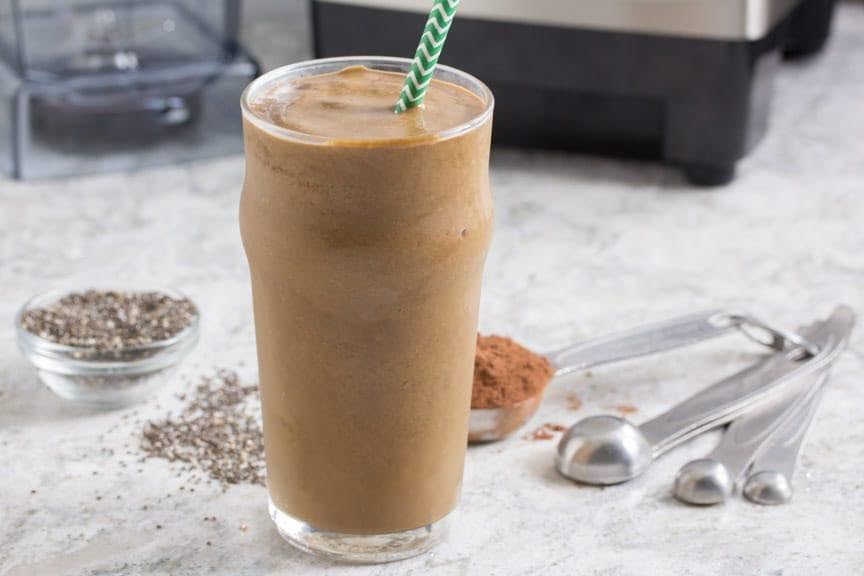 Smoothie de café y almendra de 243.1 Kcal