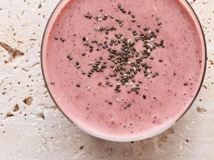 Smoothie de cereza y vainilla