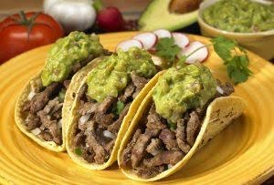 Tacos De Bistec Con Guacamole De Kcal Receta F Cil En La App Avena