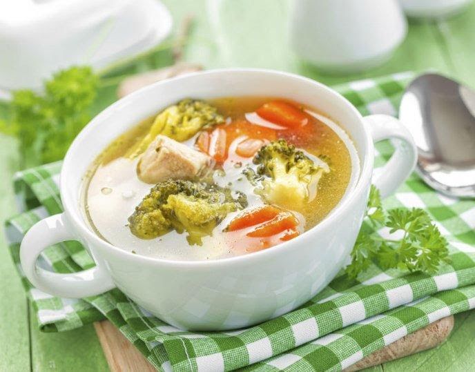 Caldo de pollo de 265 Kcal - Receta fácil en la app Avena