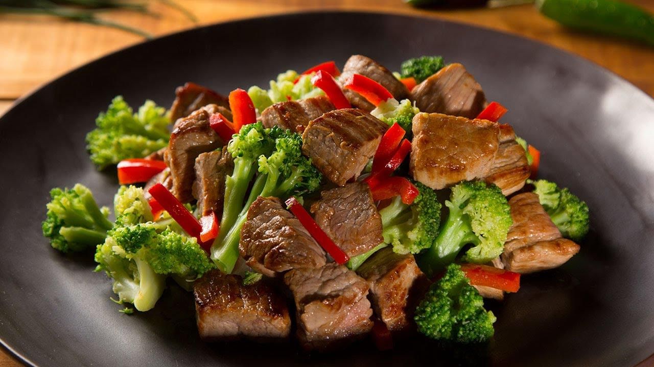 Bistec oriental de 123 Kcal