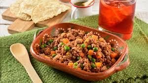 Picadillo con chipotle de 158.2 Kcal