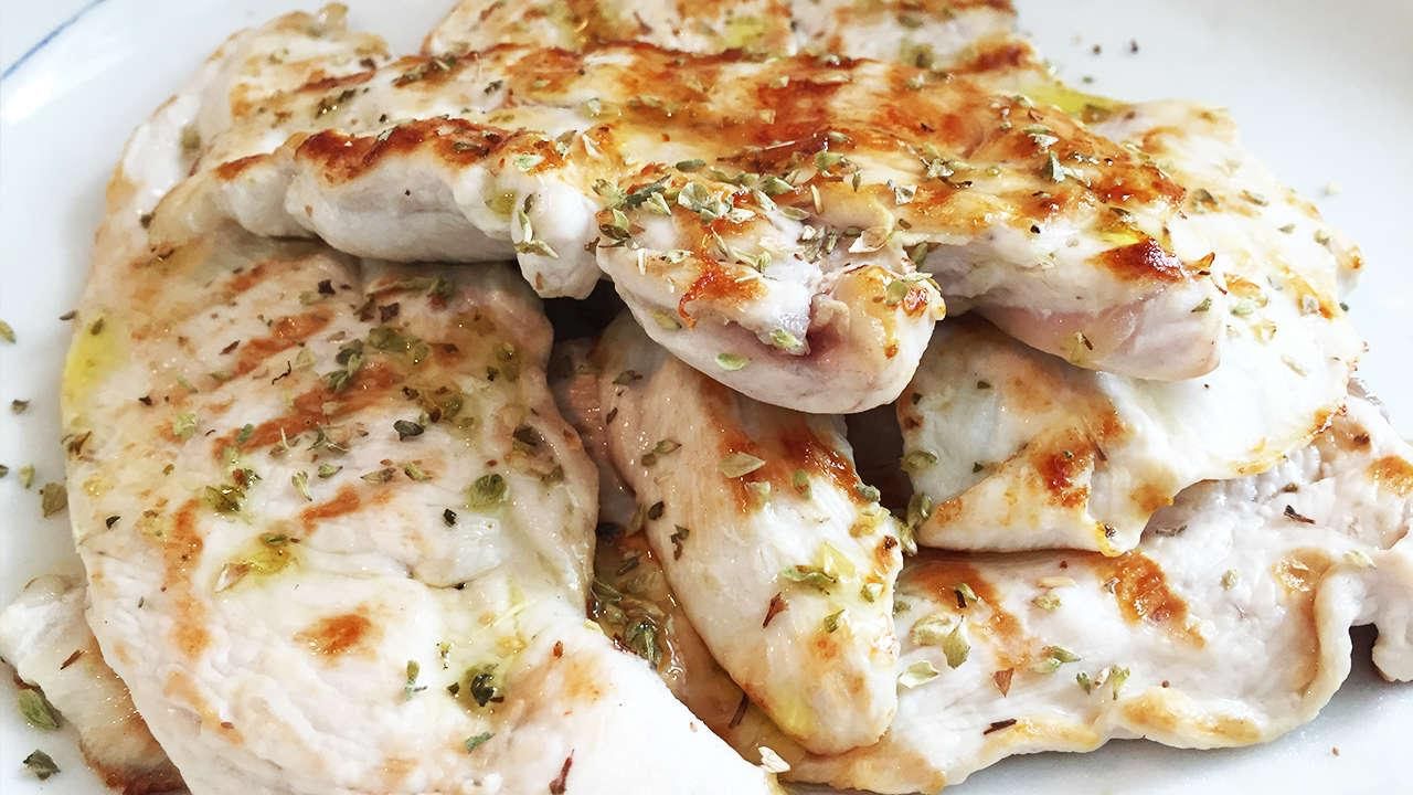 Tabla nutricional y calorías de pechuga de pollo asada