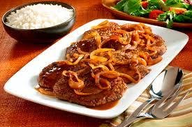 Bistec adobado de 293.2 Kcal