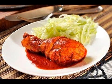 Pierna de pollo adobada de 355 Kcal - Receta fácil en la app Avena