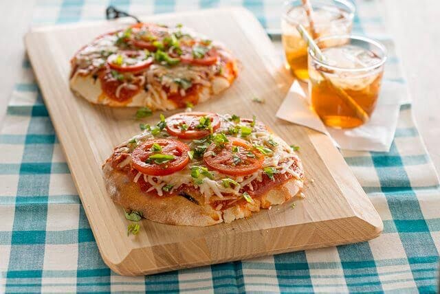 Pizzas en pan thin de 185 Kcal