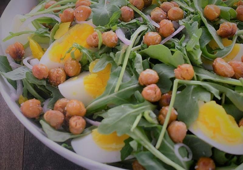 Ensalada de arúgula y huevo por Avena Salud - Receta fácil en la app para  nutriólogos Avena