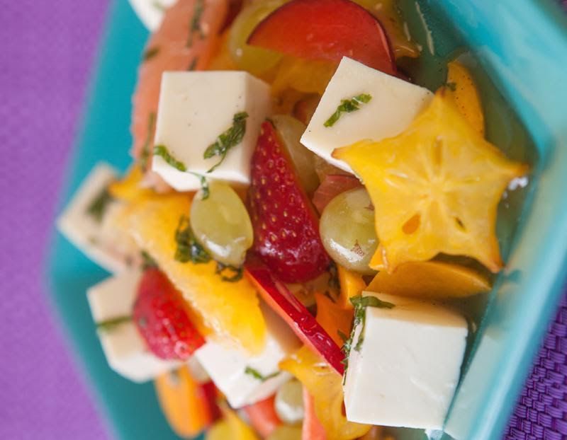 Ensalada de fruta con panela