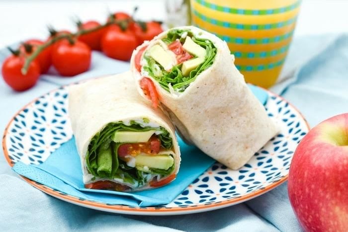 Wraps veganos de 238 Kcal