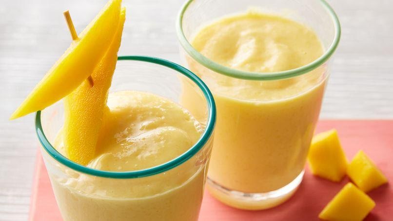 Smoothie de mango y frutos secos