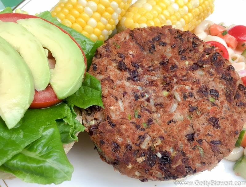 Hamburguesa de frijol de 351 Kcal