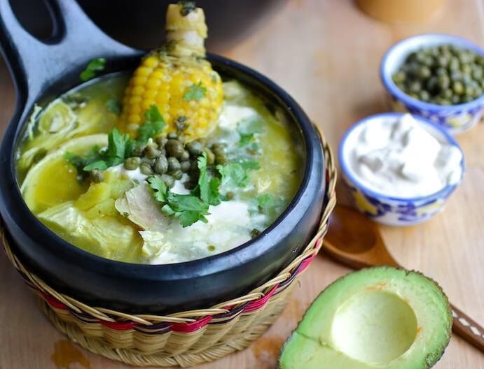 Caldo de pollo de 265 Kcal - Receta fácil en la app Avena