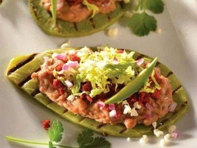 Huaraches de nopal de 287 Kcal