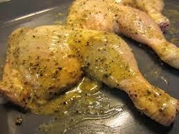 Pollo a la pimienta con lentejas