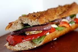 Baguette de vegetales de 201.2 Kcal