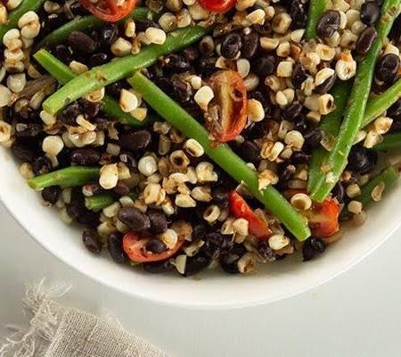 Ensalada de maíz con frijol