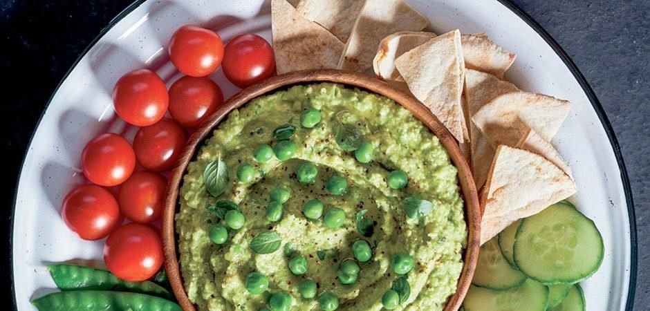 Hummus de garbanzo con chile