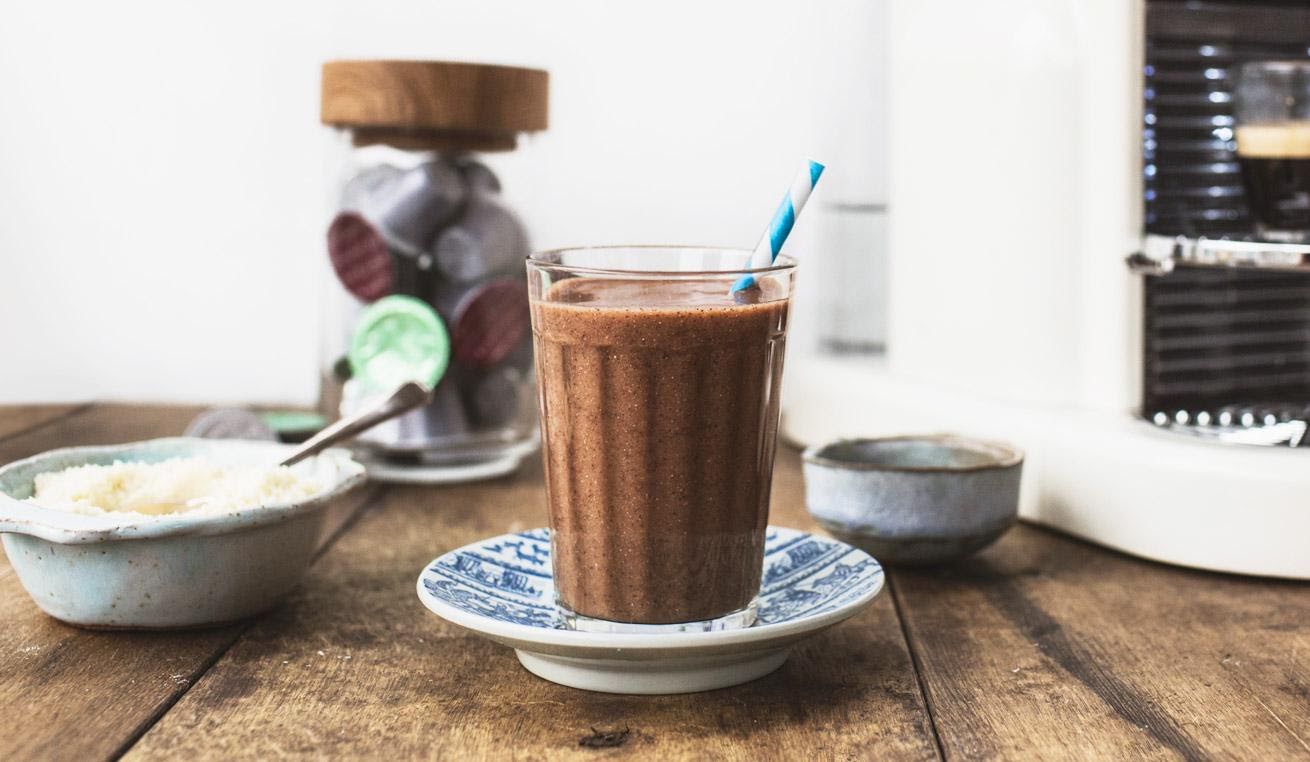 Smoothie de café de 161 Kcal