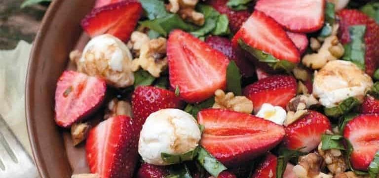 Fresas caprese