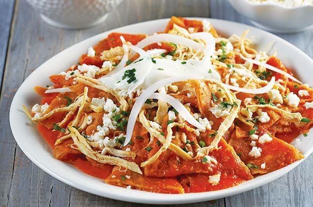 Chilaquiles de 294 Kcal