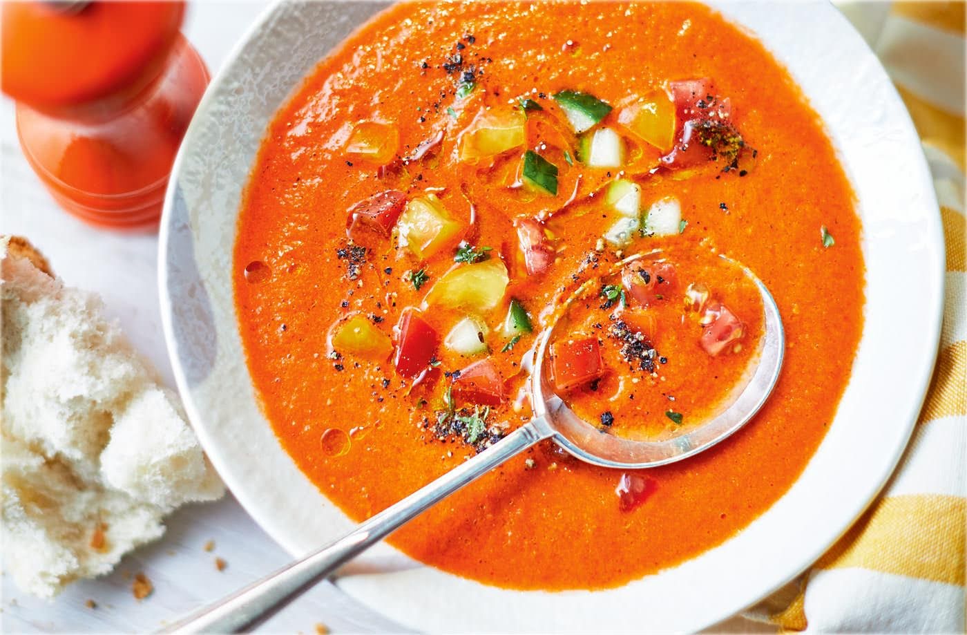 Gazpacho de 183.2 Kcal Receta fácil en la app Avena