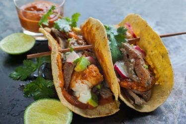 Top 42+ imagen tacos mar y tierra receta