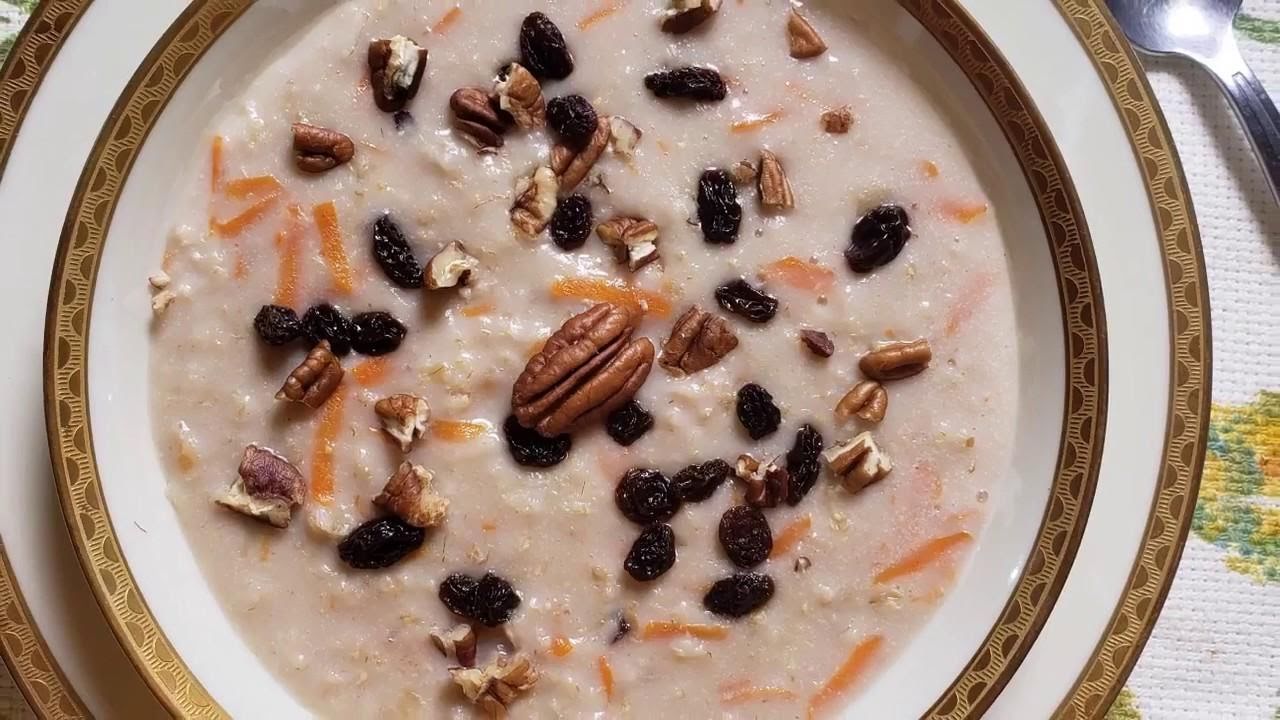 Avena sabor pastel de zanahoria de 318 Kcal