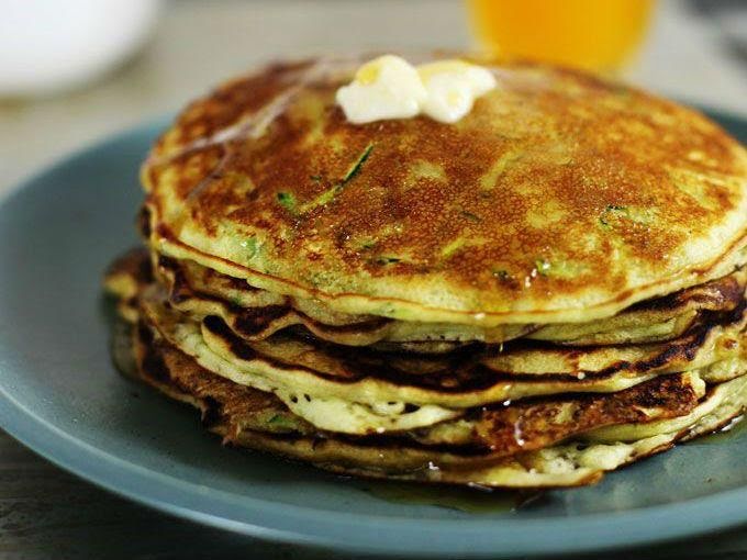 Hotcakes con calabacita de 189 Kcal