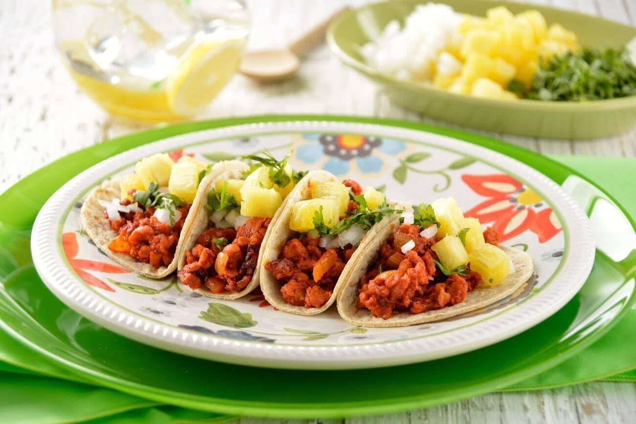 Tacos de soya de  Kcal - Receta fácil en la app Avena