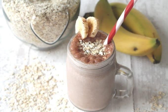 Smoothie chocobanana de 235 Kcal