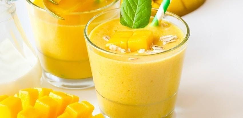 Smoothie de piña-mango 